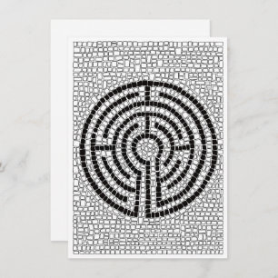 LABYRINTH VII 4.5x6.25 Flat Card 