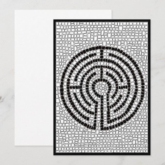 LABYRINTH VII 5x7 Flat Card II (Front/Back)