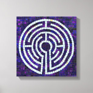 LABYRINTH VIII 12x12 Wrapped Canvas (.75" Deep)
