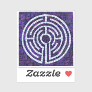 LABYRINTH VIII 2x2 Vinyl Sticker