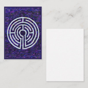 LABYRINTH VIII 3.5x2.5 Flat Note Card