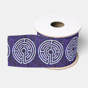 LABYRINTH VIII 3" Wide Grosgrain Ribbon