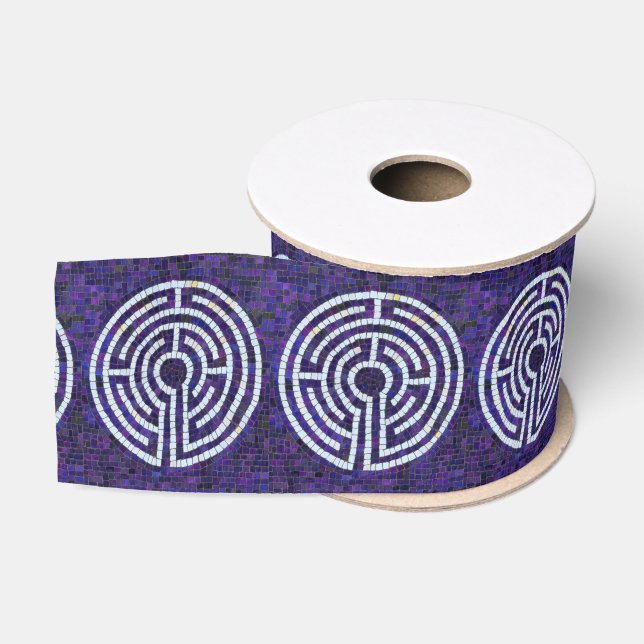 LABYRINTH VIII 3" Wide Grosgrain Ribbon (Spool)