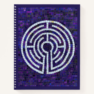 LABYRINTH VIII 8.5x11 Spiral Notebook