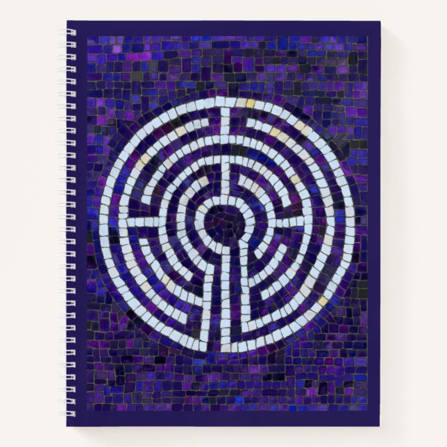 LABYRINTH VIII 8.5x11 Spiral Notebook (Front)