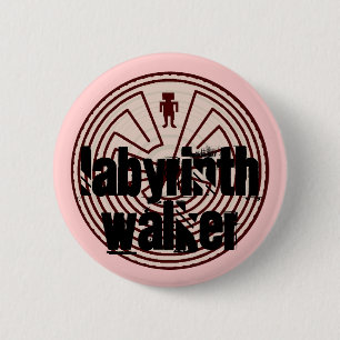 Labyrinth Walkers Walker A~Maze~ing Gifts 6 Cm Round Badge