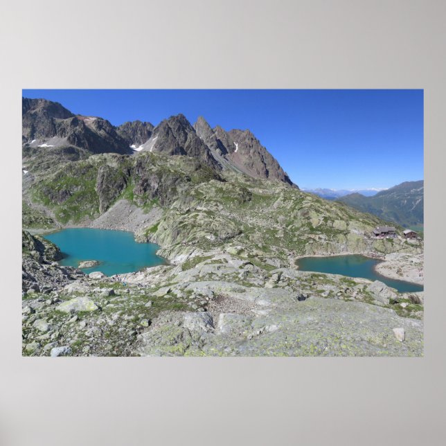 Lac Blanc Chamonix Poster (Front)