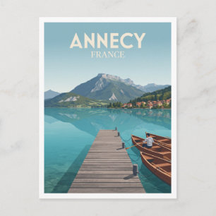 Lac d'Annecy France Postcard