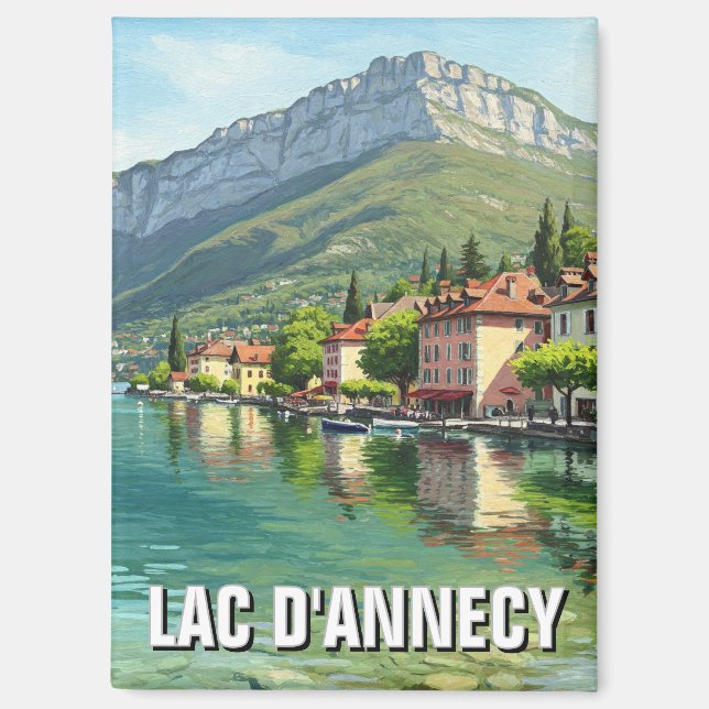 Lac D'Annecy Lake Annecy France  Magnet (Front)