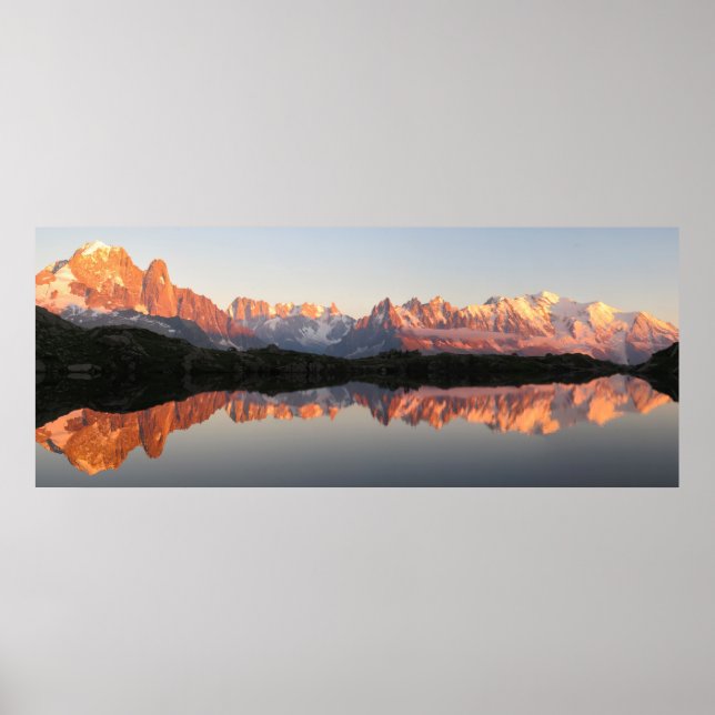 Lac de Cheserys reflection Poster (Front)