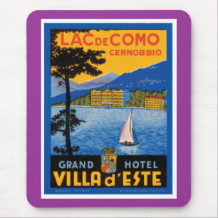 Lac de Como Mouse Pad