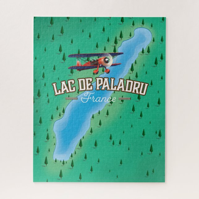 Lac de Paladru France Jigsaw Puzzle (Vertical)