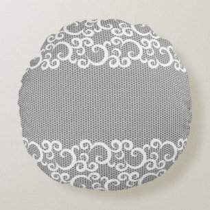 Lace 1 round cushion
