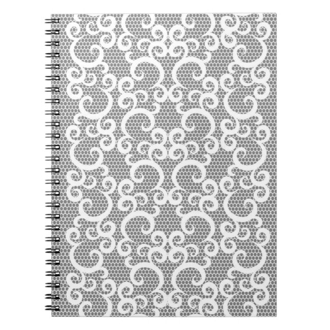 Lace 1 spiral notebook (Front)