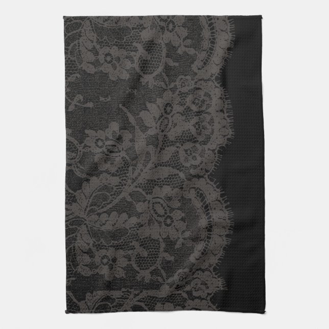 Lace 2 tea towel (Vertical)