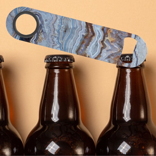 Lace Agate Rock Pattern (In Situ Beer Bottles)