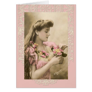 lace and posies victorian lady