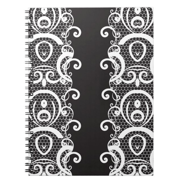 Lace background 1 notebook (Front)