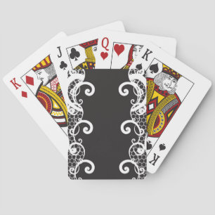 Lace background 1 playing cards