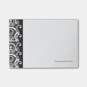 Lace background 1 post-it notes