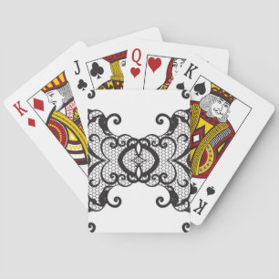 Lace background 2 playing cards