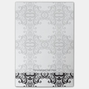 Lace background 2 post-it notes