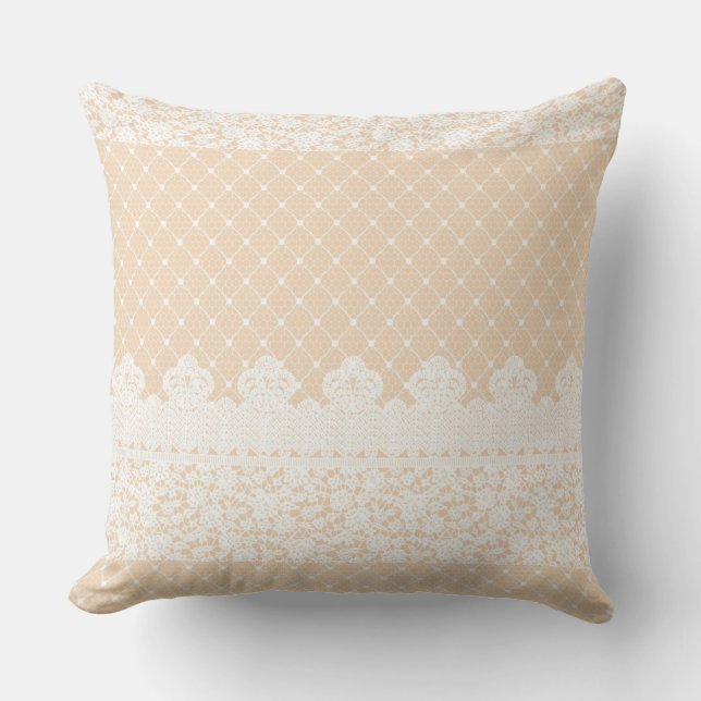 Lace Border Cushion (Front)