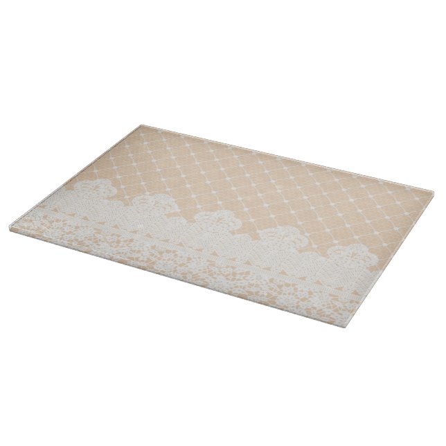Lace Border Cutting Board (Corner)