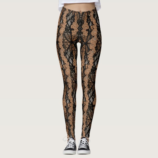 "Lace Boss"  Leggings (Front)