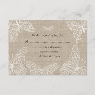Lace Butterflies RSVP 2
