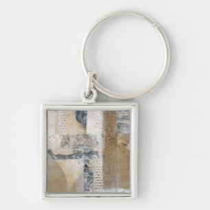 Lace Collage I Key Ring