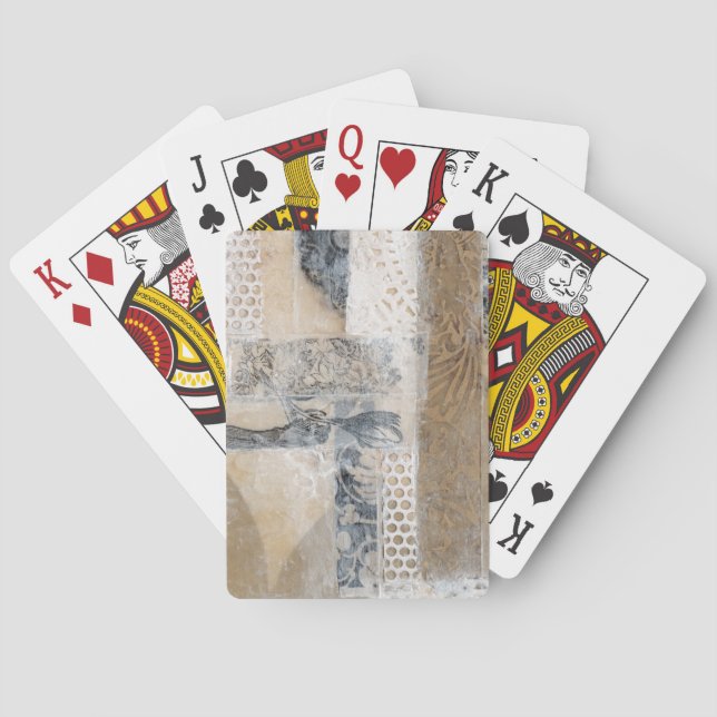 Lace Collage I Playing Cards (Back)