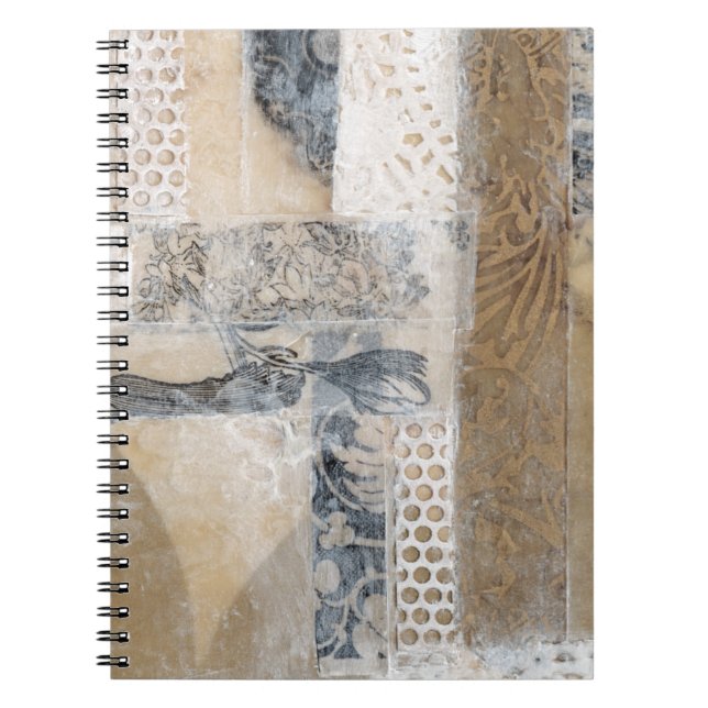 Lace Collage I Spiral Notebook (Front)