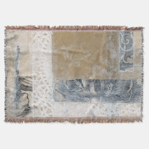Lace Collage II Throw Blanket