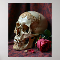 Lace & Decay – A Victorian Gothic Skull