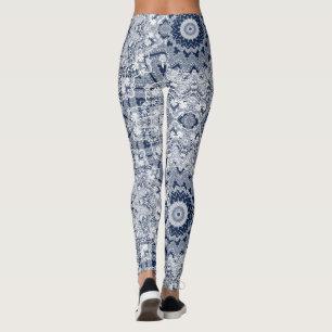 Lace decoration leggings