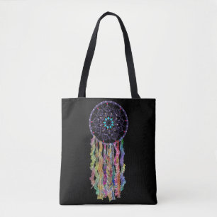 Lace Dreamcatcher Boho Style Tote Bag