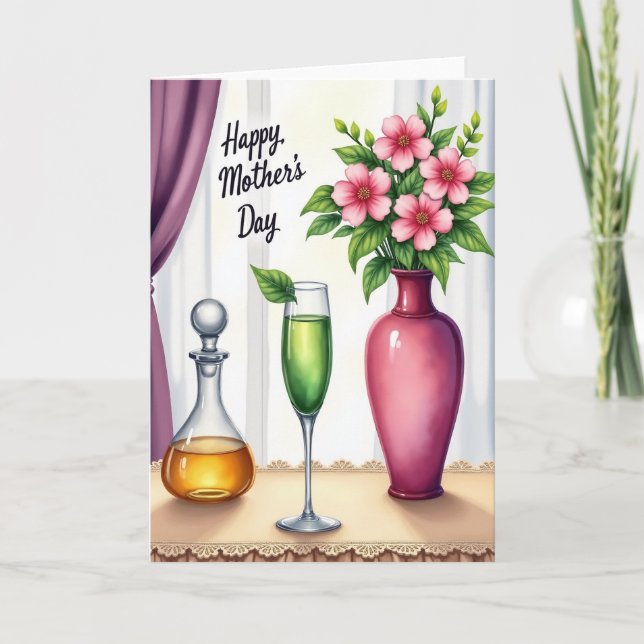 Lace Edge Mothers Day Card (Front)