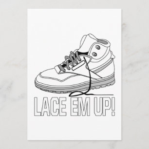 Lace Em Up Invitation