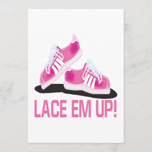 Lace Em Up Invitation