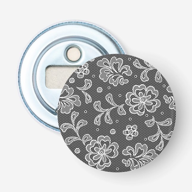 Lace fabric pattern 1 bottle opener (Front)