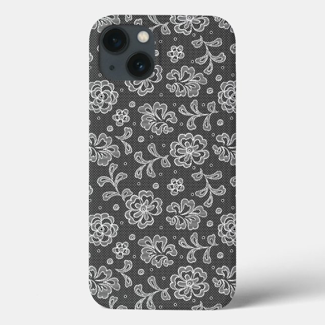 Lace fabric pattern 1 Case-Mate iPhone case (Back)