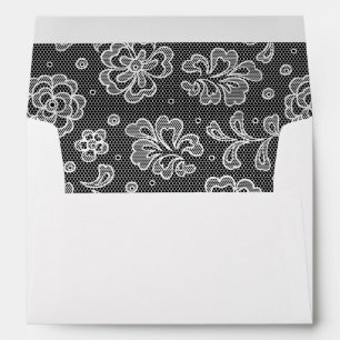 Lace fabric pattern 1 envelopes