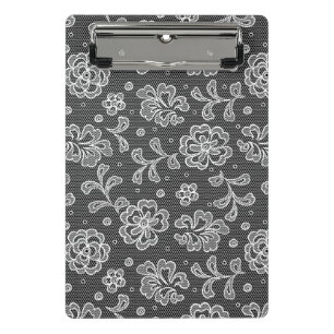 Lace fabric pattern 1 mini clipboard