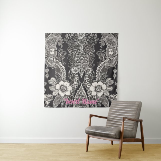 Lace Floral Harmony Tapestry (In Situ (Horizontal))