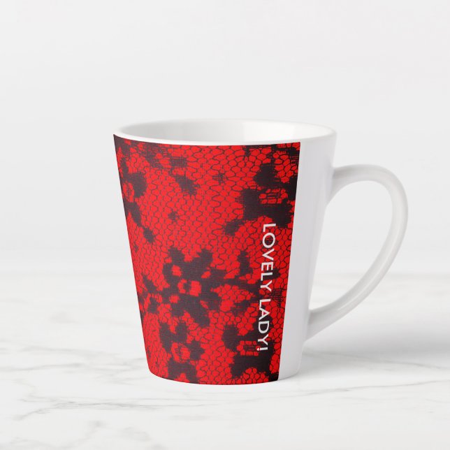 Lace Latte Mug (Right)