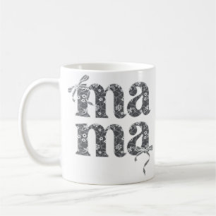 Lace Mama Typography Coffee Mug