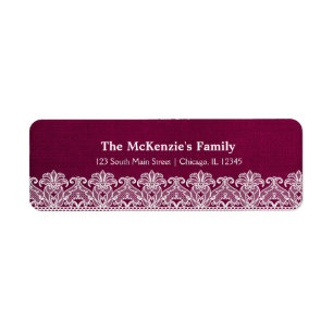 Lace (Maroon)