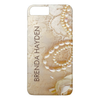 Lace Monogram iPhone 8 Plus/7 Plus Case