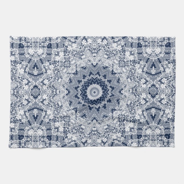 Lace ornament tea towel (Horizontal)